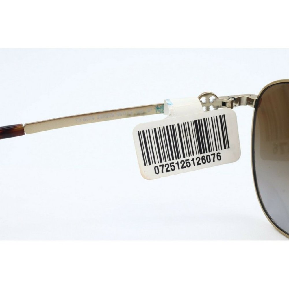 Tory Burch TY 6074 3279T5 Gold Aviator Sunglasses Brown Polarized Lenses 58mm - Picture 6 of 7